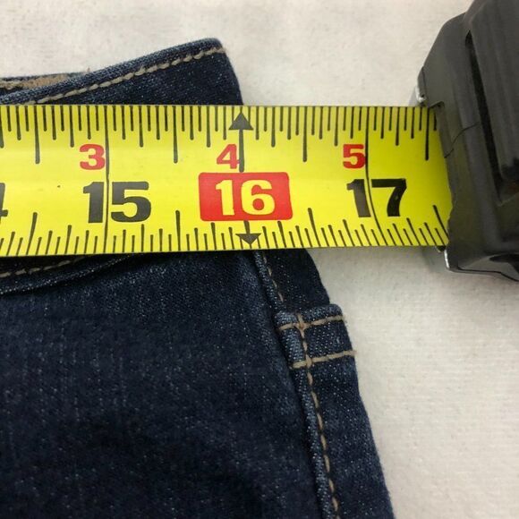 Justice Juniors Distressed Denim Cuffed Jean Shorts Size 16 Plus.             WS - Picture 5 of 6